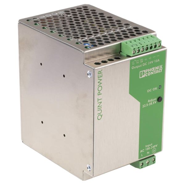 2938604 New QUINT-PS-100-240AC/24DC/10 New Phoenix Contact Power Supply Unit